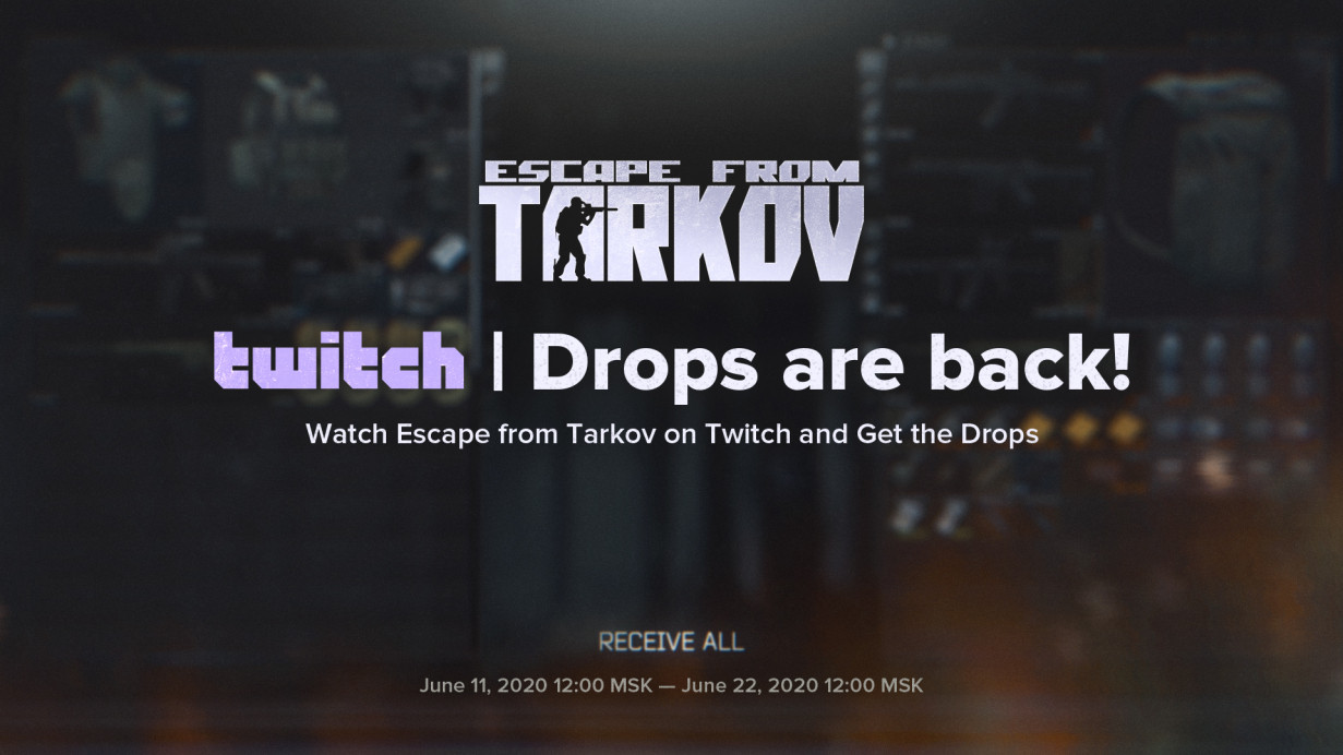 Twitch drops cause surge of viewers in Escape from Tarkov Inven Global