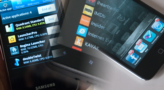 Smartphone e Multitasking Android, Windows Phone 7 e iOS a confronto