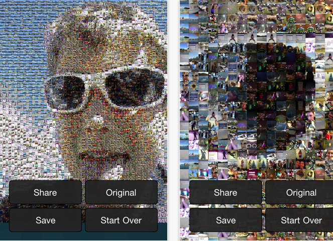 Photo Mosaica trasforma le tue foto in mosaici iPhone Italia