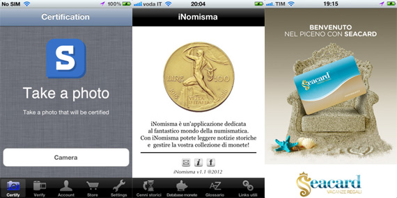 iPhoneItalia Quick Review Securo Mobile Pro, iNomisma e Seacard