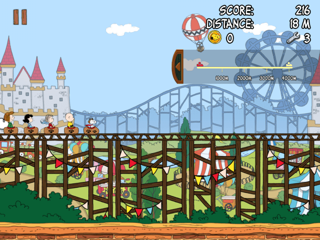 App della settimana Snoopy Coaster disponibile GRATIS su App Store