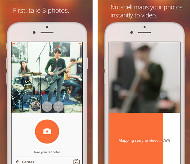 Nutshell Camera i vostri video saranno ancora più divertenti! iPhone