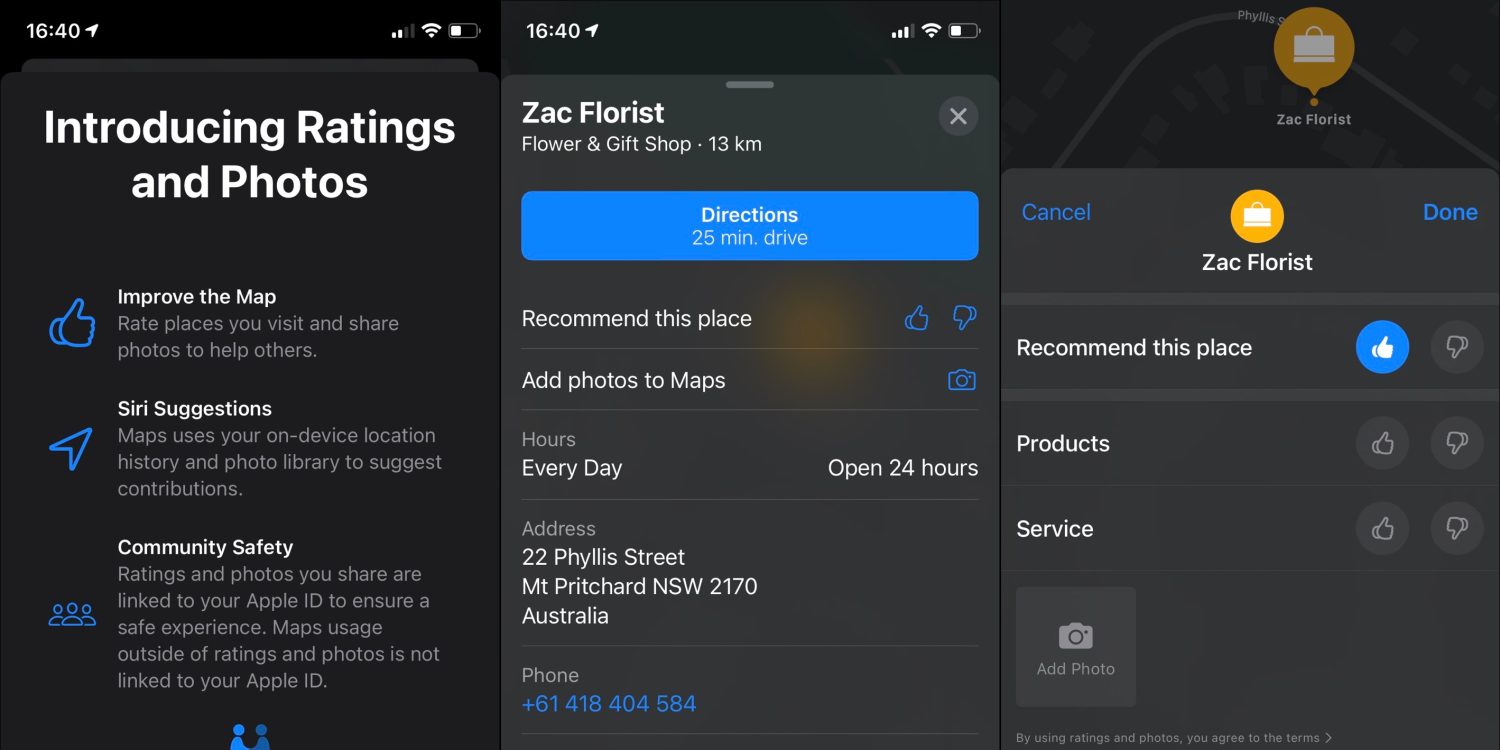 Apple Maps lancia le recensioni dirette per i punti di interesse