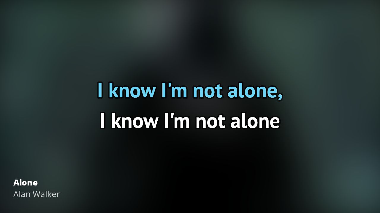 Alan Walker Alone Karaoke 🎵