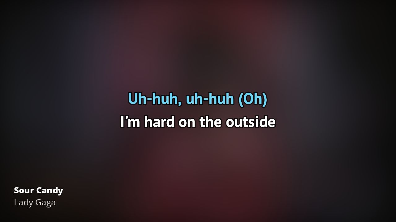 Lady Gaga Sour Candy Tekst piosenki, tłumaczenie i teledysk