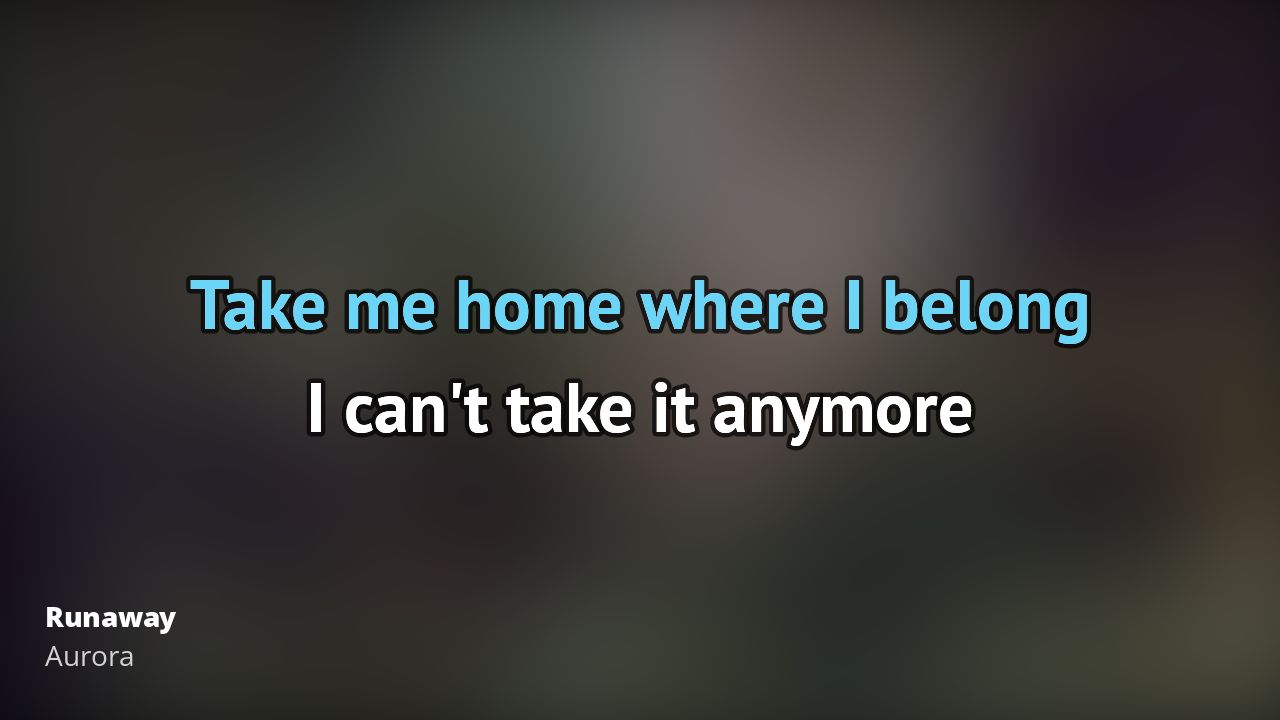 Aurora Runaway Karaoke 🎵