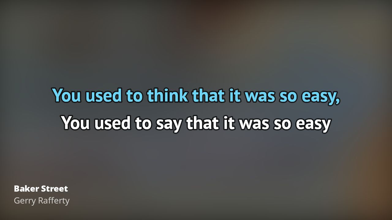 Gerry Rafferty Baker Street Karaoke 🎵