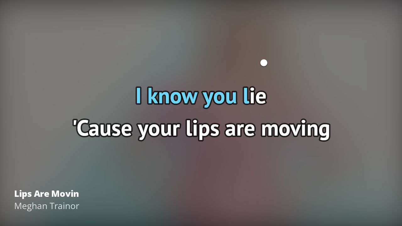 Meghan Trainor Lips Are Movin Karaoke 🎵