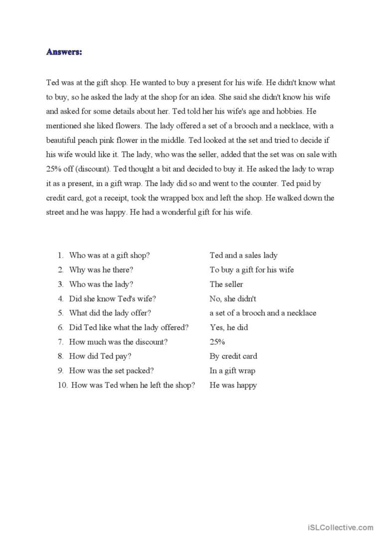 A simple past simple gapfill story… English ESL worksheets pdf & doc