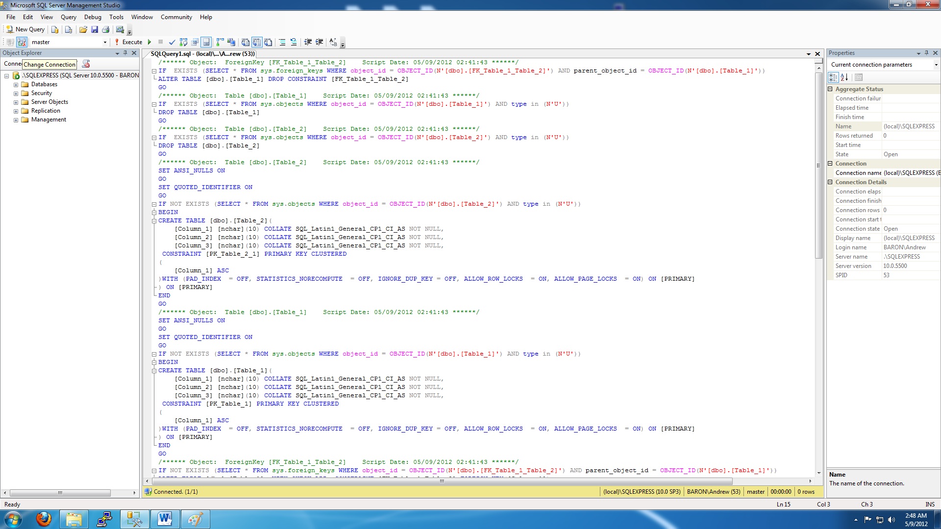 Web & Classic HostingImporting MS SQL 2008 Databases