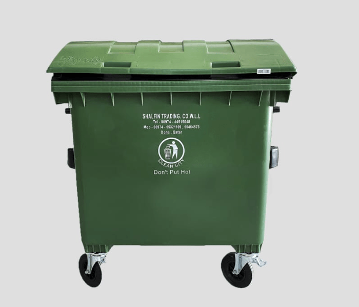 Buy Trash 1100 Litre Garbage Bin 84302 Price in Qatar, Doha