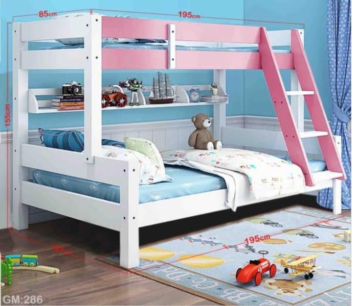 Buy 286 Wooden Double Bunk Bed Ch109765 Price in Qatar, Doha