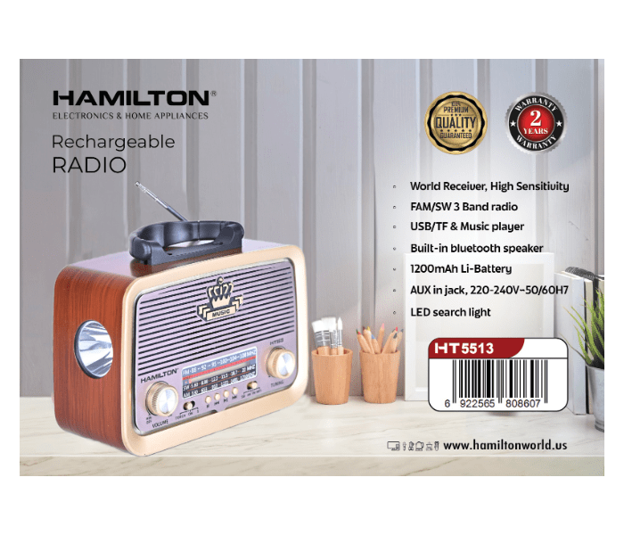 Buy Hamilton HT5513 World Receiv129216 Price in Qatar, Doha