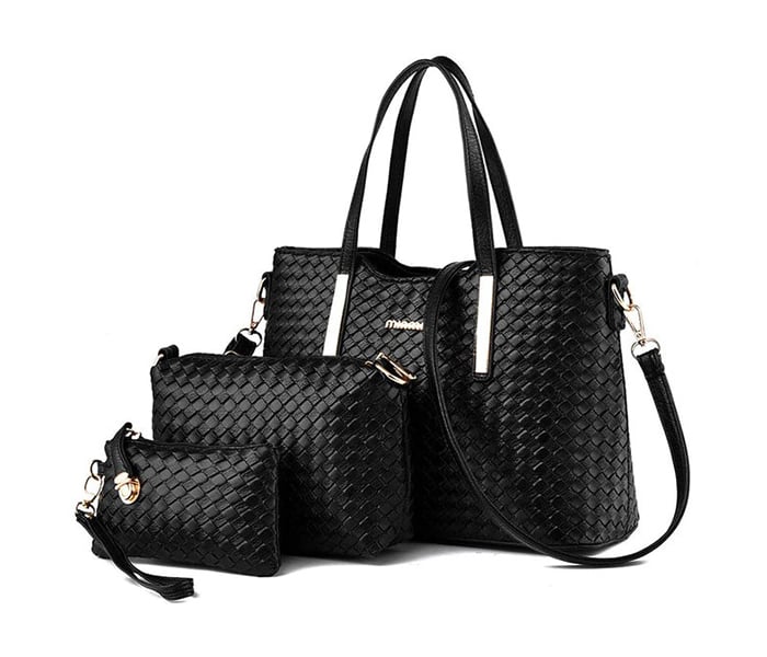 Buy 3 Pieces PU Leather Handbags S20138 Price in Qatar, Doha