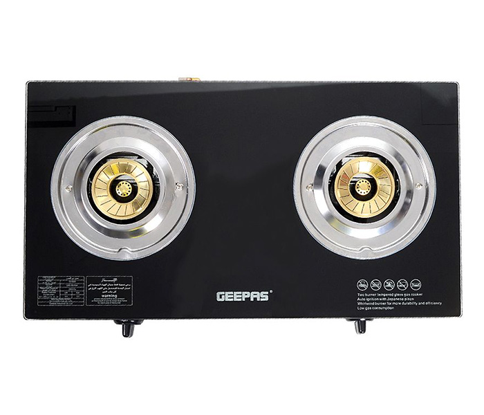 Geepas Gk4280 Two Gas Burner Auto Ignition Gas5520