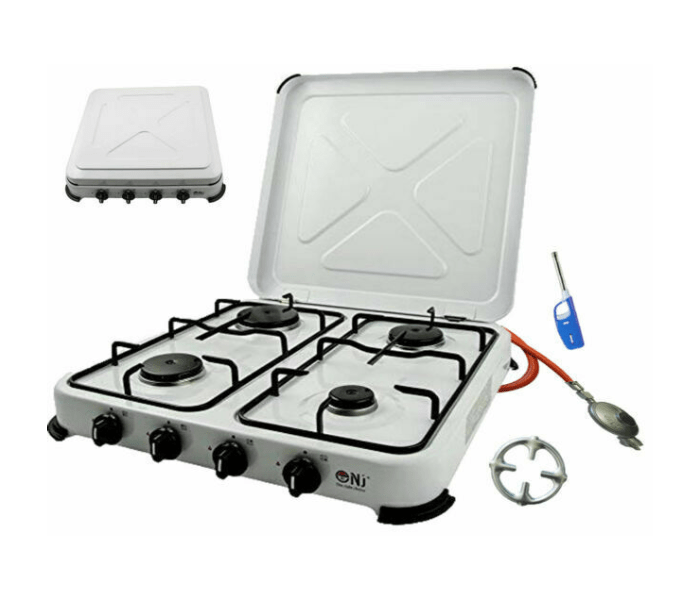 Portable 4 Burner Camping Gas Stove 64655