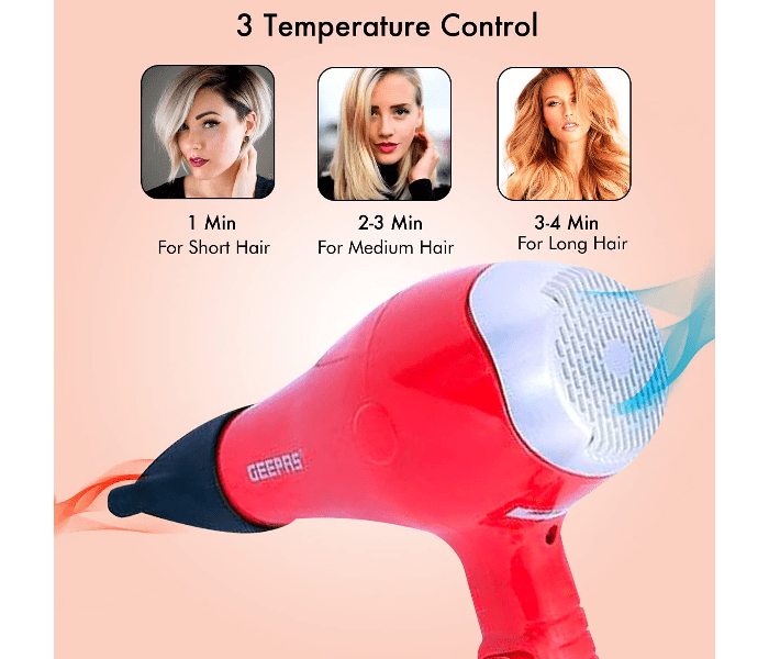 Geepas GH8078 1500 watt Professional Hair Dry34242