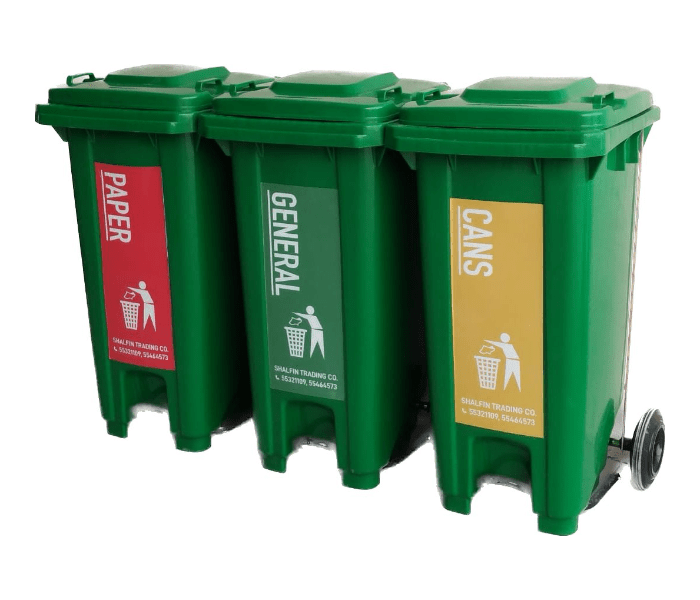 Buy Recycle Bin 3 In 1 120 Litre 122860 Price in Qatar, Doha