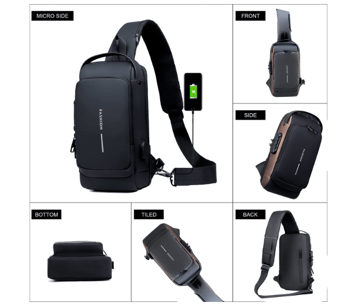 Buy Anti theft Crossbody Sling ba129661 Price in Qatar, Doha