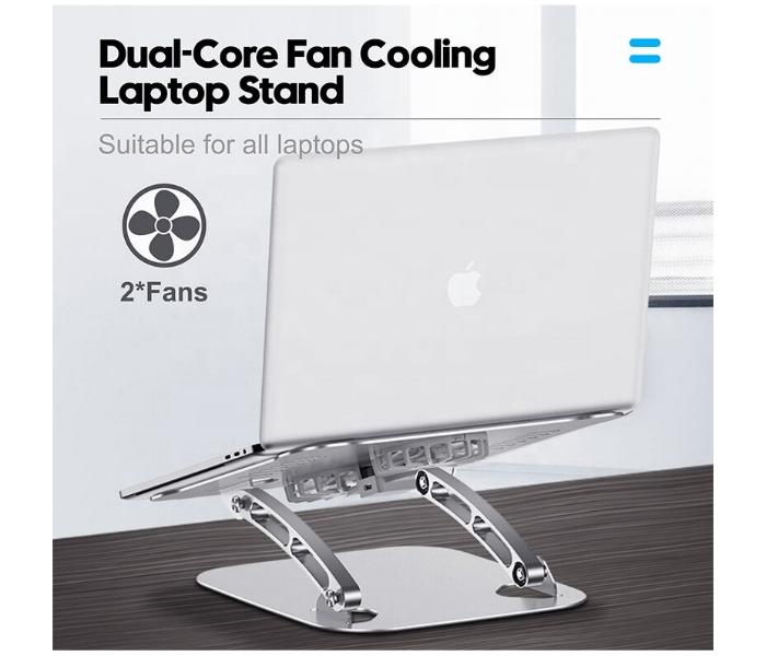 Buy Laptop Stand V4.0 with 2 Cool132106 Price in Qatar, Doha