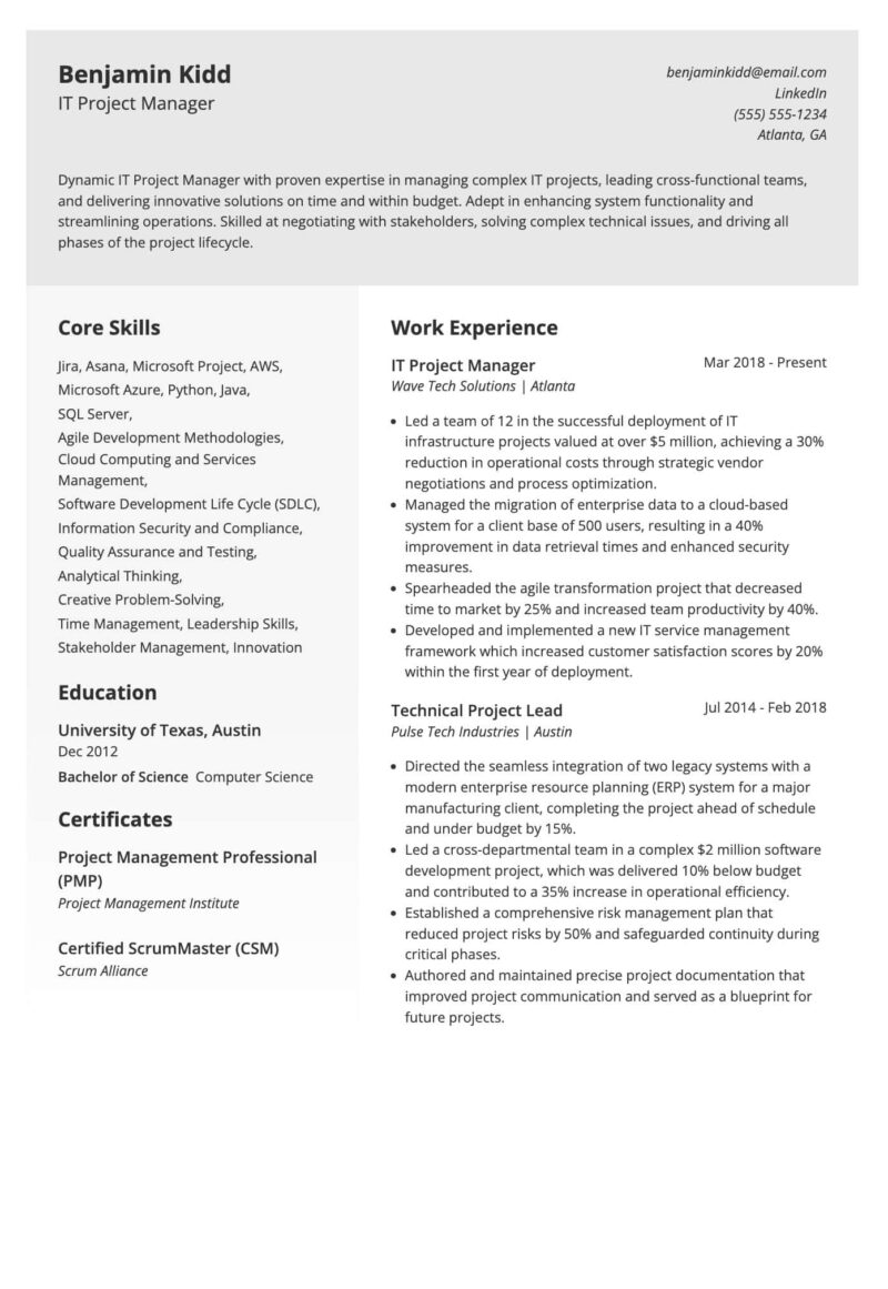 How to Create an ATSFriendly Resume in 2025