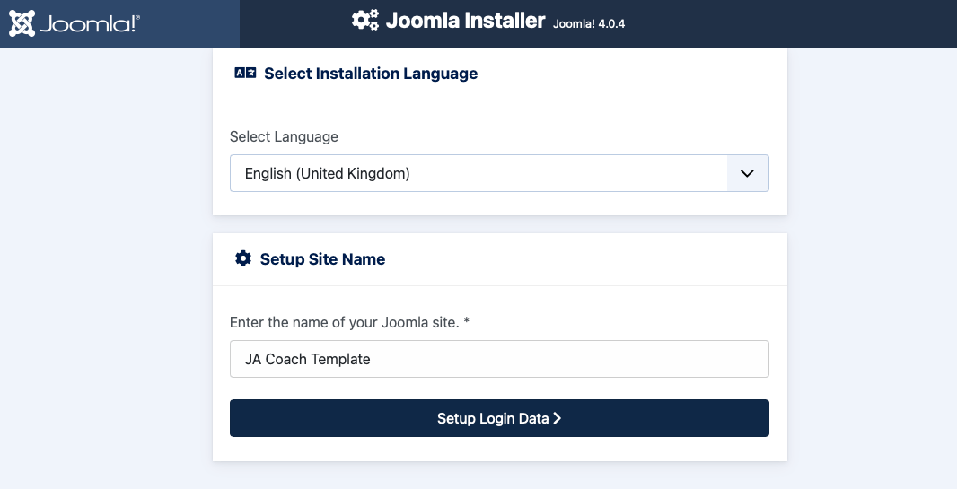 Joomla 5 & Joomla 4 quickstart installation JoomlArt