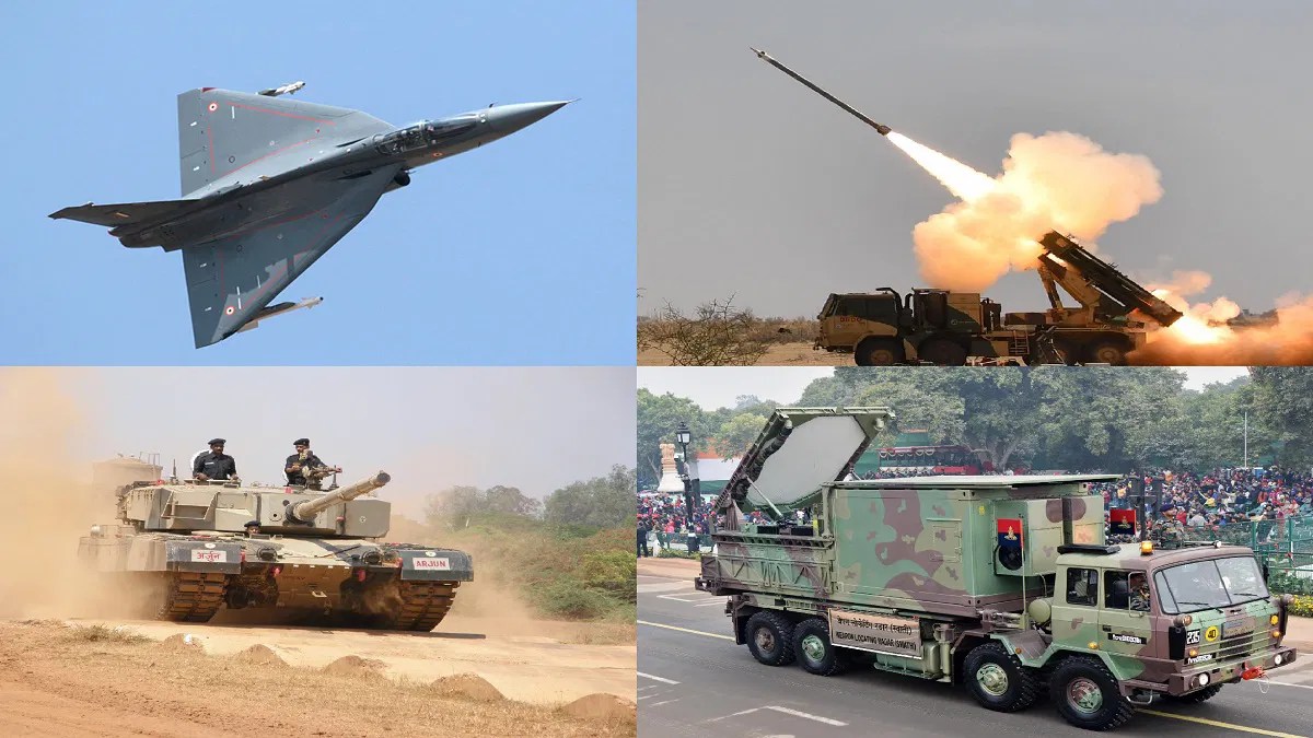 Defense Ministry of India clears 156 indigenous military equipment for
