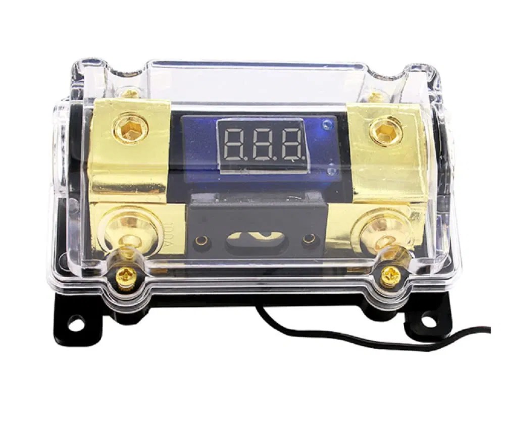 Car Audio Digital Led Display Fuse Holder ANL Include Fuse Distribution