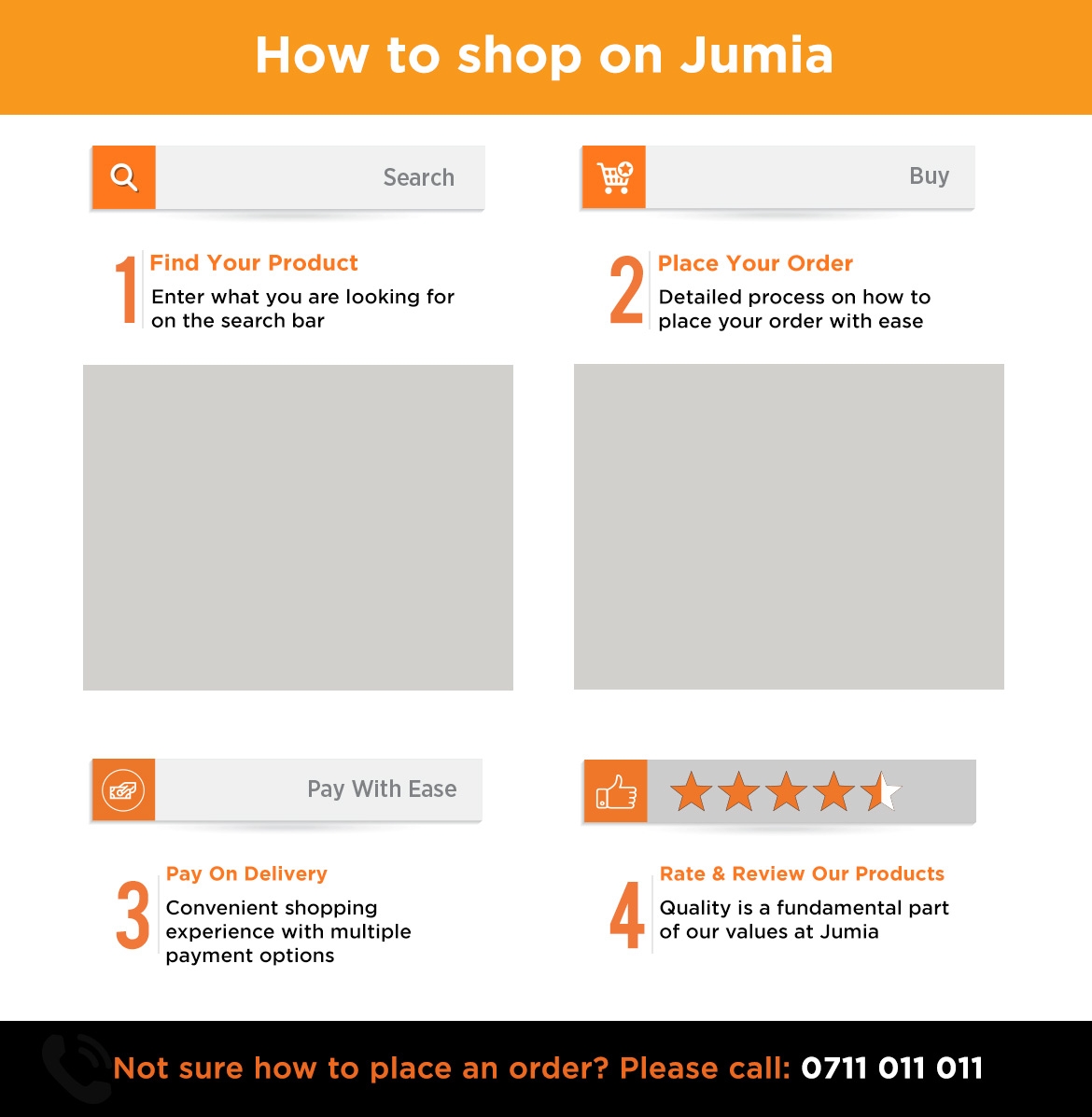 How to shop on Jumia Steps to buy online Jumia Kenya