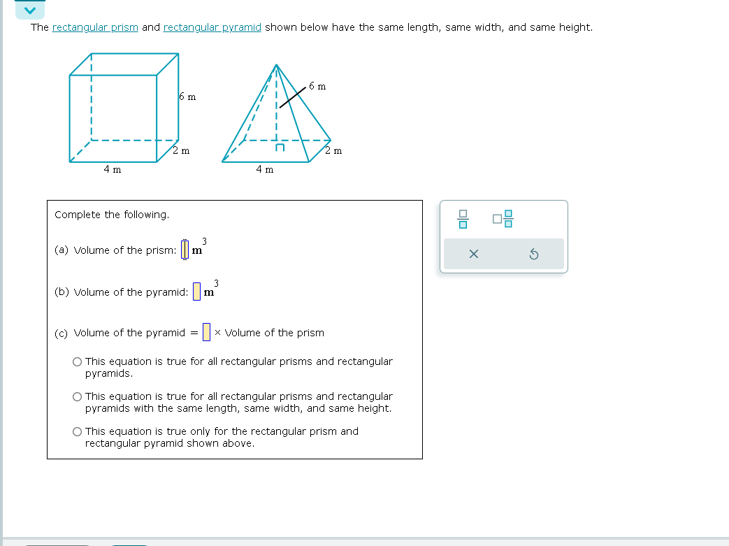 The rectangular prism and rectangular pyramid | Solvely