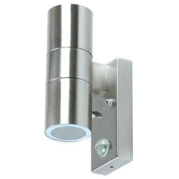 Karwei Buitenlamp Owen 2-Lichts Rvs Met Bewegingssensor Kopen? Wandlampen-Plafondlampen | Karwei