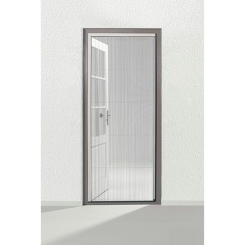 Bruynzeel Plisséhordeur S500 100X209 Cm Grijs Kopen? Hordeuren-In-Standaard-Maten | Karwei