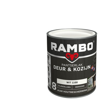 Rambo Pantserlak Deur & Kozijn Zijdeglans Wit Dekkend 750 Ml Kopen? Buitenlak | Karwei