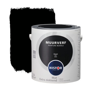 Histor Perfect Finish Muurverf Mat Zwart 2,5 L Kopen? | Karwei