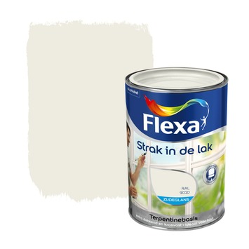 Flexa Strak In De Lak Zijdeglans Ral 9010 1,25 L Kopen? | Karwei