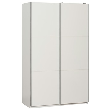 Max Zweefdeurkast Wit Met Houtnerf 120 Cm Breed Kopen? | Karwei