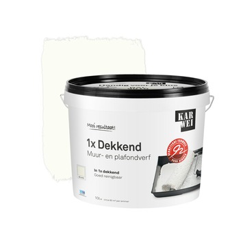 Karwei Muur- En Plafondverf 1X Dekkend Mat Ral 9010 10 L Kopen? | Karwei