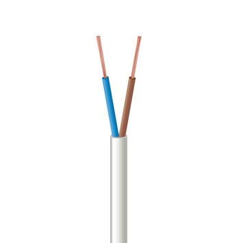 Handson Stroomkabel Plat 2 X 0,75Mm² Wit 10 Meter Kopen? Draad-Kabels | Karwei