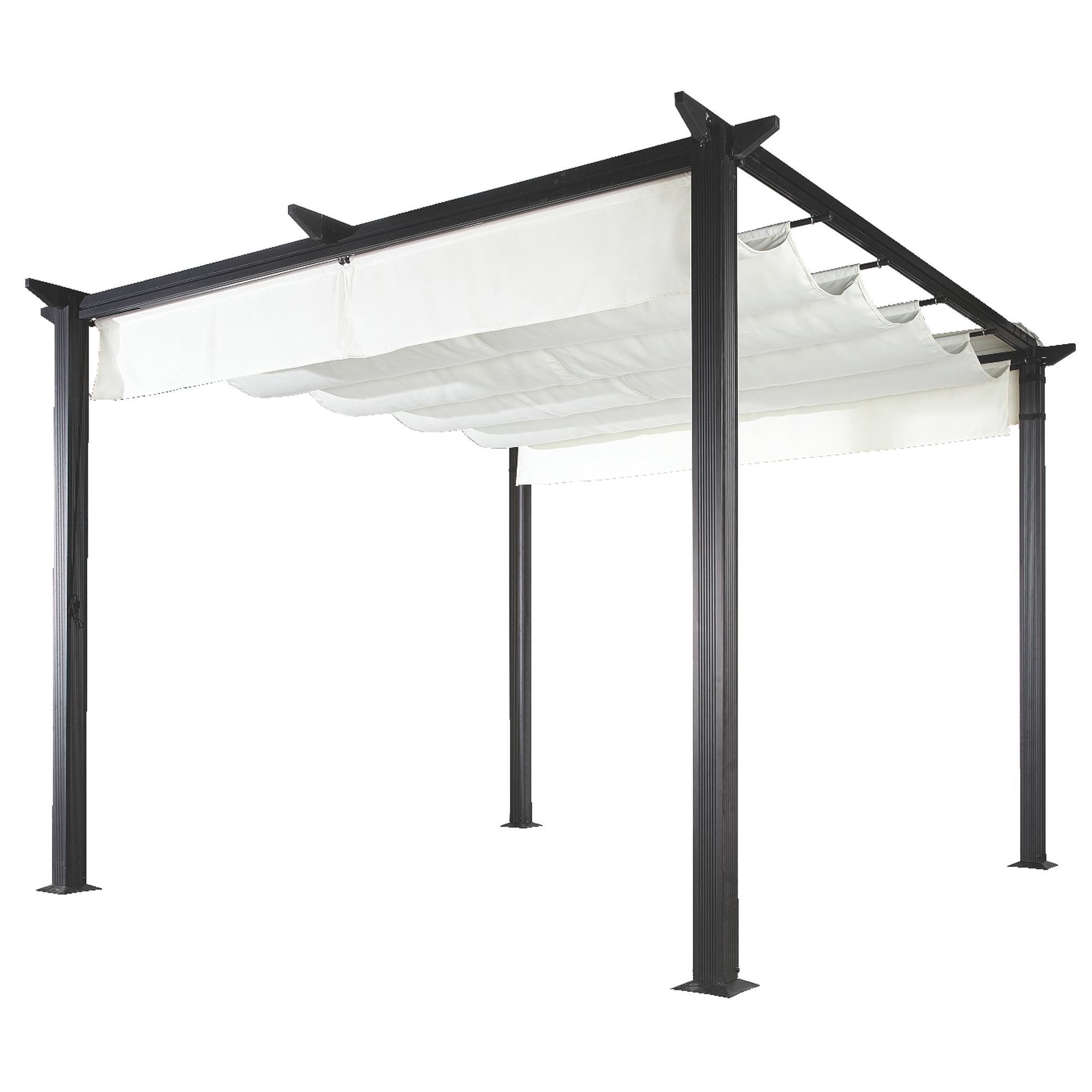 Firenze vrijstaand paviljoen ecru 225x235x235 cm Parasols &amp; zonwering