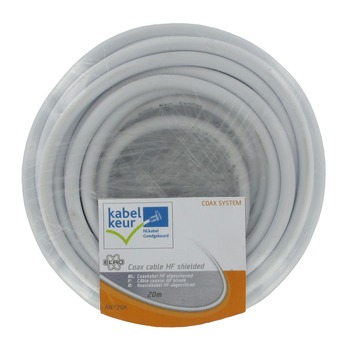 Elro Coax Kabel Afgeschermd An720K Wit 20 M Kopen? | Karwei
