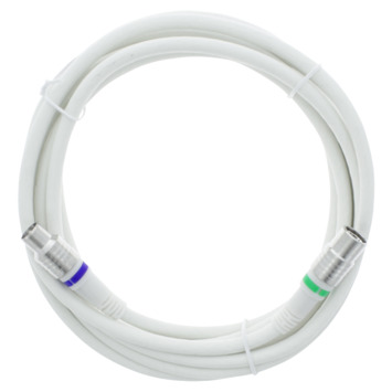 Q-Link Coax Kabel Stekker Recht 3 Meter Wit Kopen? Audio-Video-Accessoires | Karwei