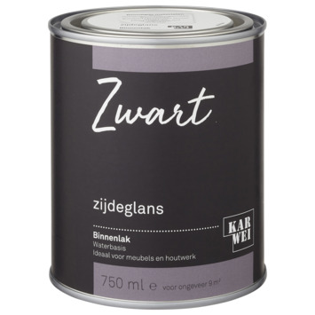 Karwei Binnenlak Zijdeglans 750 Ml Zwart Kopen? Binnenlak | Karwei