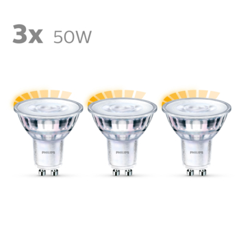 Philips Led Spot 50W 3 Stuks Warmglow Dimbaar Kopen? Alle-Lampen | Karwei