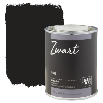 Karwei Binnenlak Mat 750 Ml Zwart Kopen? Binnenlak | Karwei