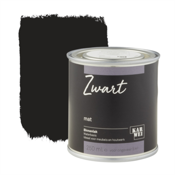 Karwei Binnenlak Mat 250 Ml Zwart Kopen? Binnenlak | Karwei