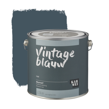 Karwei Muurverf Vintage Blauw Mat 2,5 Liter Kopen? Muurverf-Kleur | Karwei