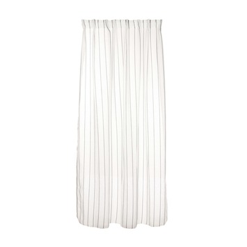 Karwei Kant En Klaar Gordijn Wit Met Zwarte Streep (1110) 140 X 280 Cm Kopen? | Karwei