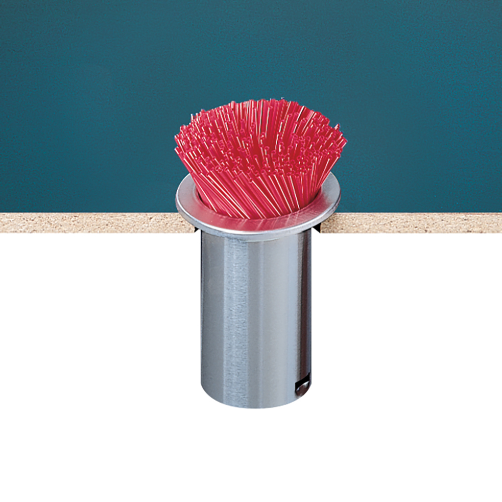 San Jamar L320C Straw Dispenser, DropIn Counter Mount, 53/8 in Diam