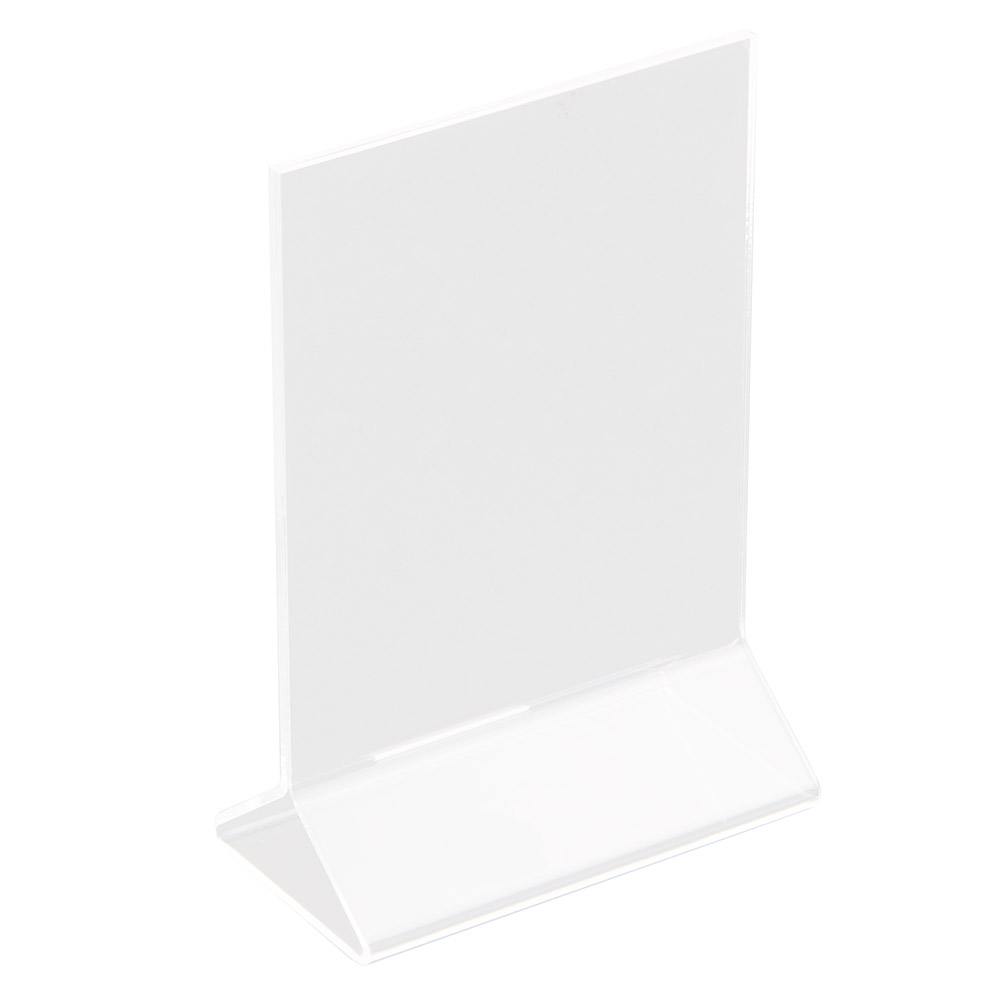 Update International ACH46 Table Card Holder 4x6" Clear Acrylic
