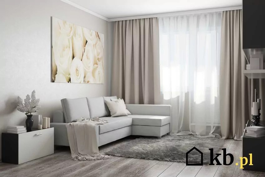 Zasłony do salonu rodzaje, ceny, polecane aranżacje, sprawdzone pomysły